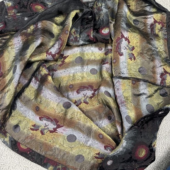 Vintage Dragonfly Shirt Y2K Men Large Rayon 2000 Planets Short Sleeve NASA Space - Picture 13 of 15